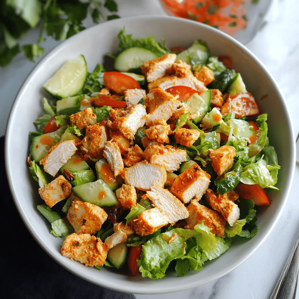 Buffalo Chicken Chopped Salad