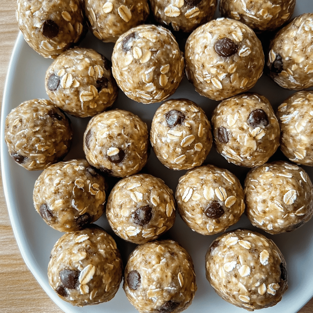 4 Ingredient Energy Oatmeal Balls
