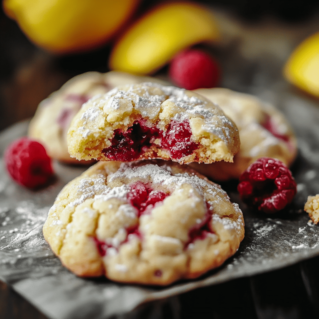 Lemon Raspberry Cookies