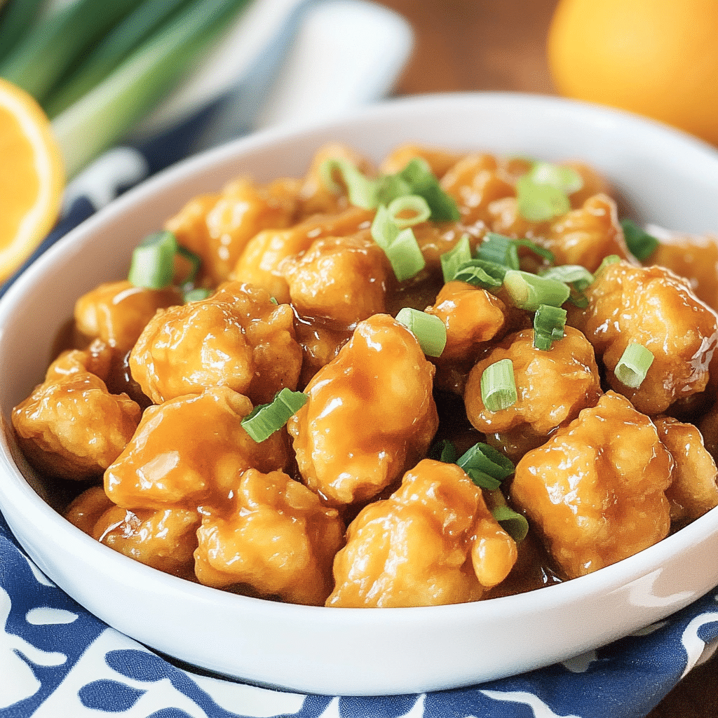 Homemade Orange Chicken Recipe