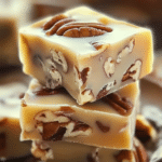 White Chocolate Caramel Pecan Fudge