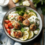 Greek Chicken Meatballs