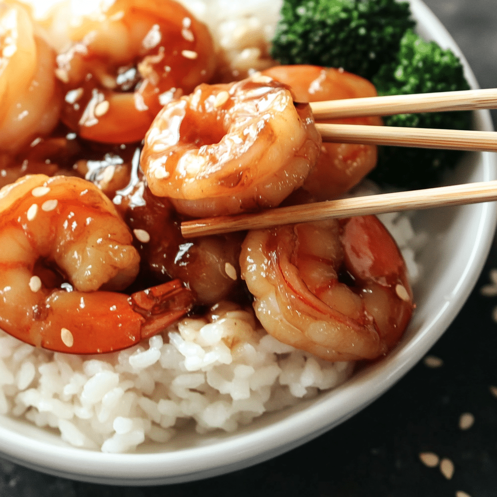 Easy One Pan Honey Garlic Shrimp