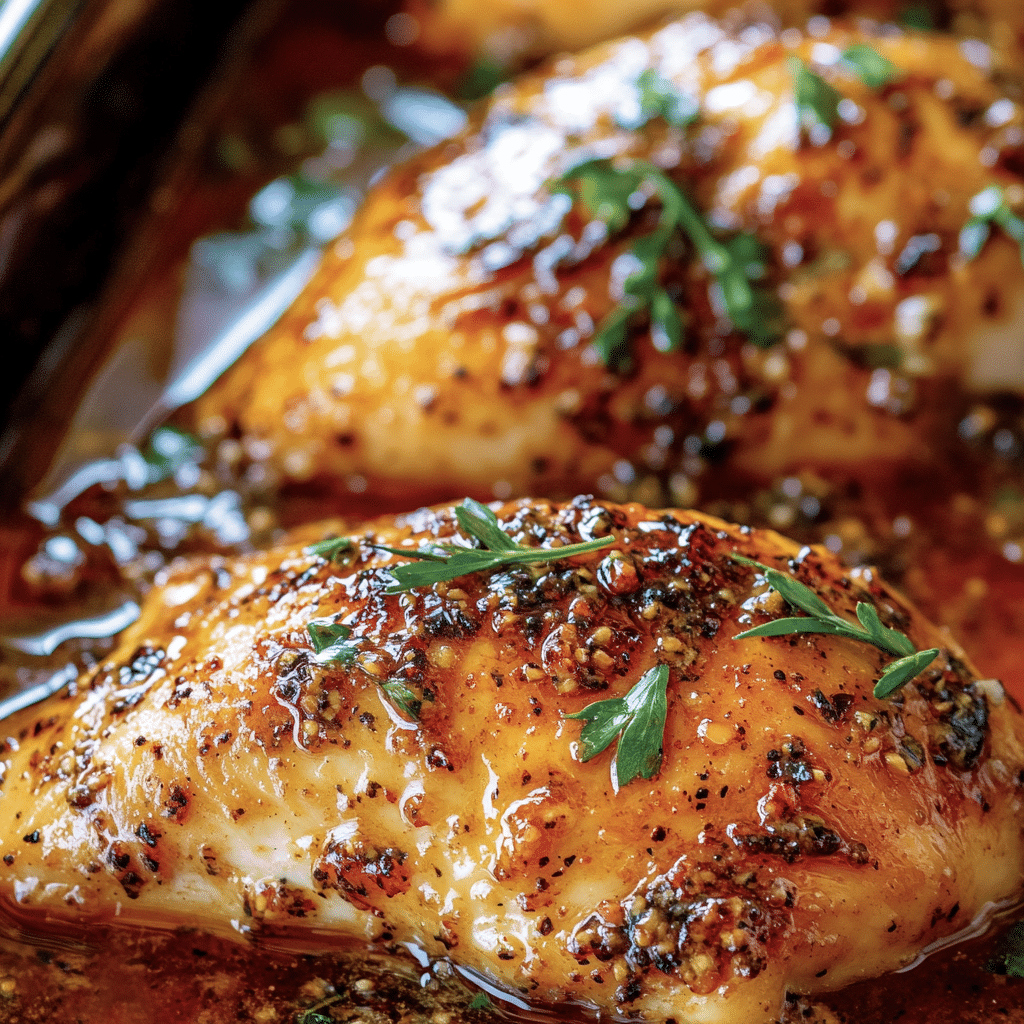 Easy Baked Honey Dijon Chicken