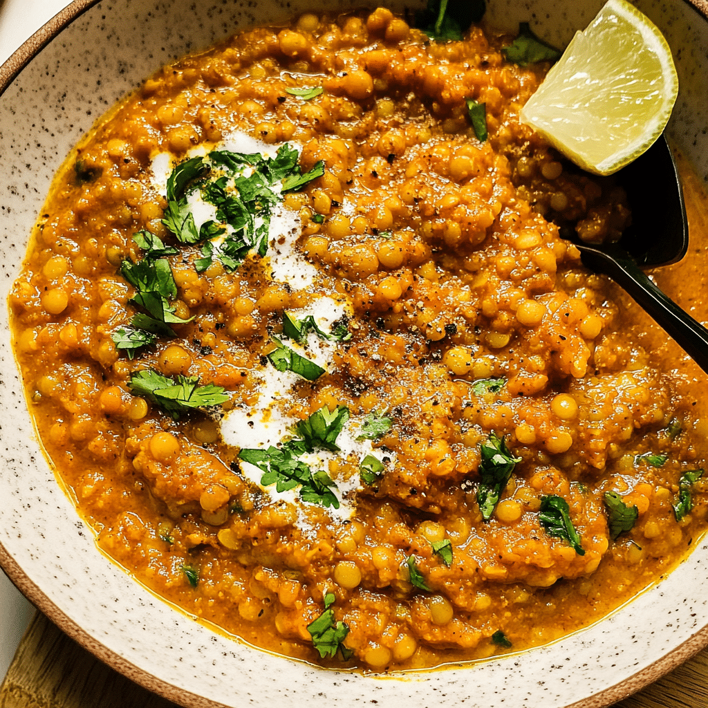 Spicy Red Lentil Curry