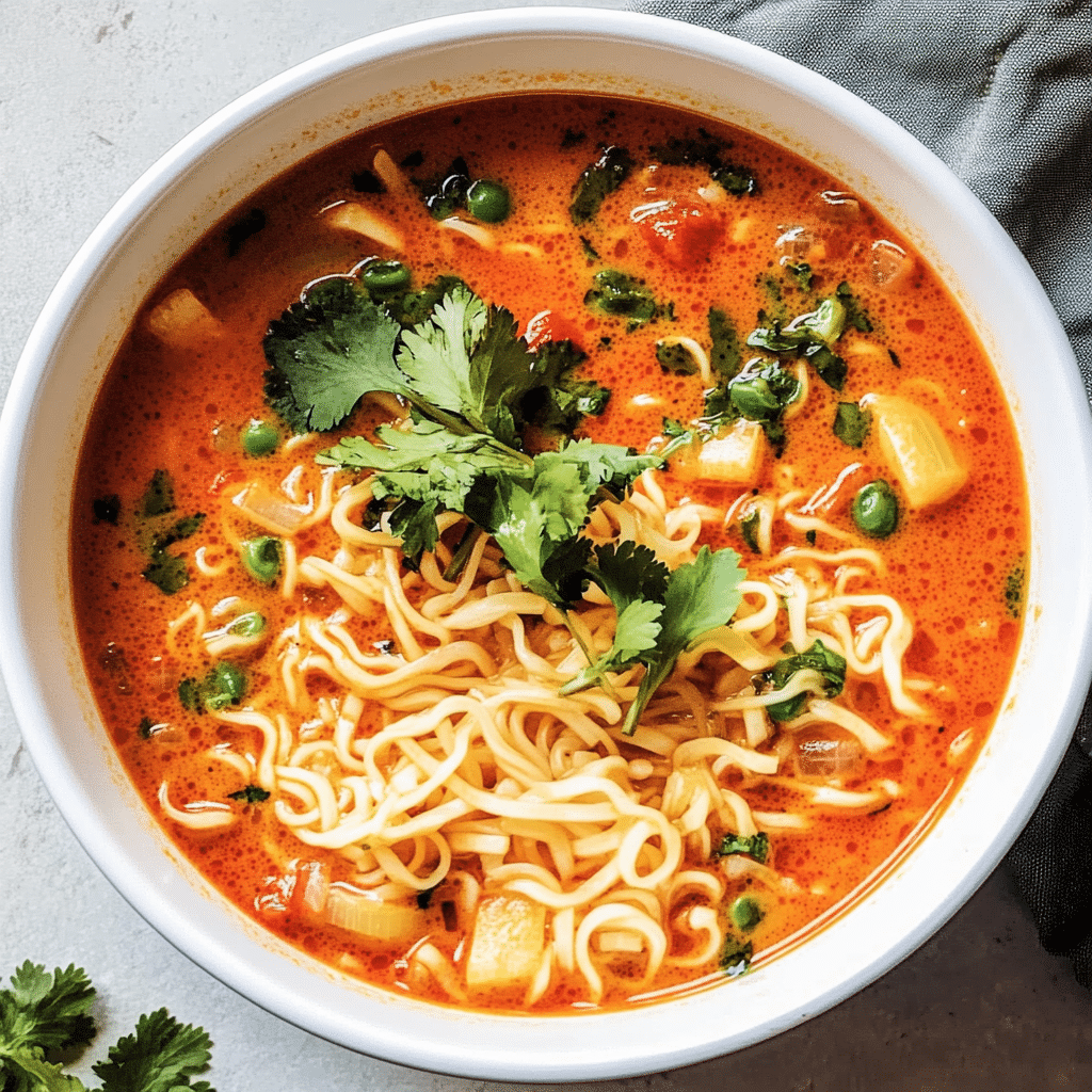 Thai Red Curry Noodle Soup