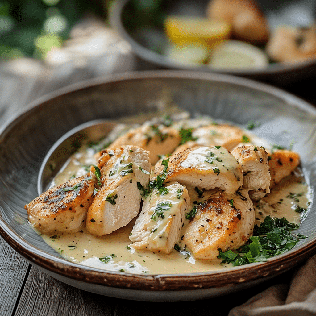Melt In Your Mouth Caesar Chicken