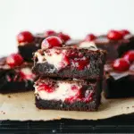 Cherry Cheesecake Brownies
