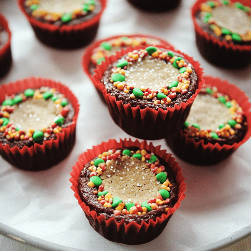 Peanut Butter Cup Christmas Cookies