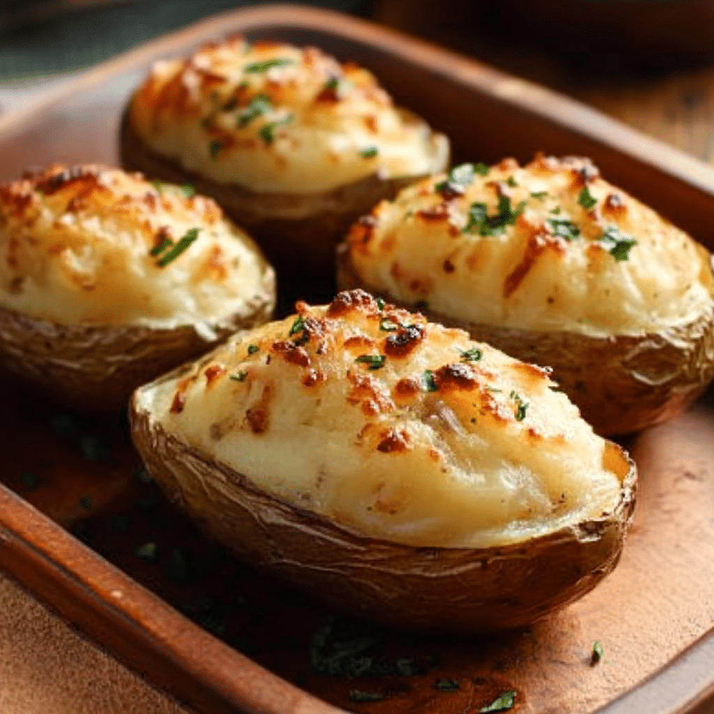 French Onion Stuffed Potatoes