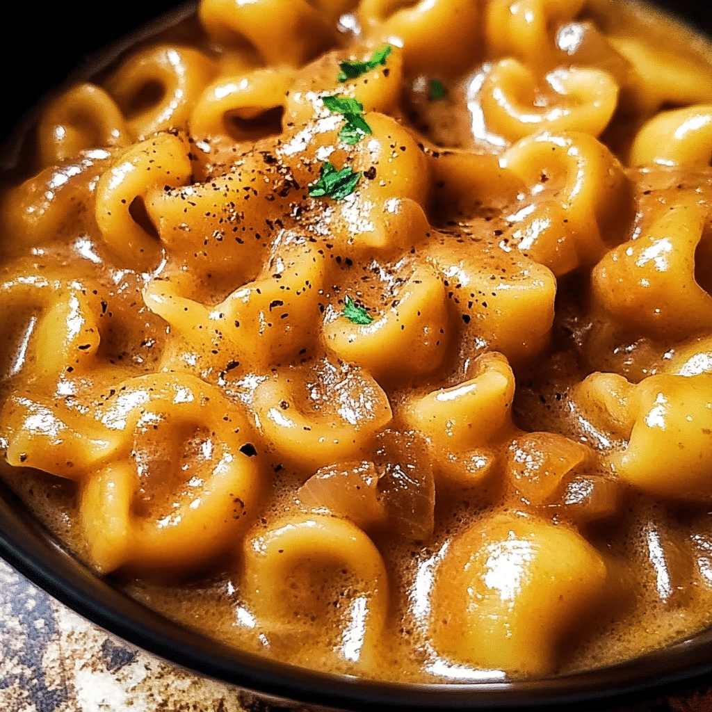 One Pot French Onion Pasta