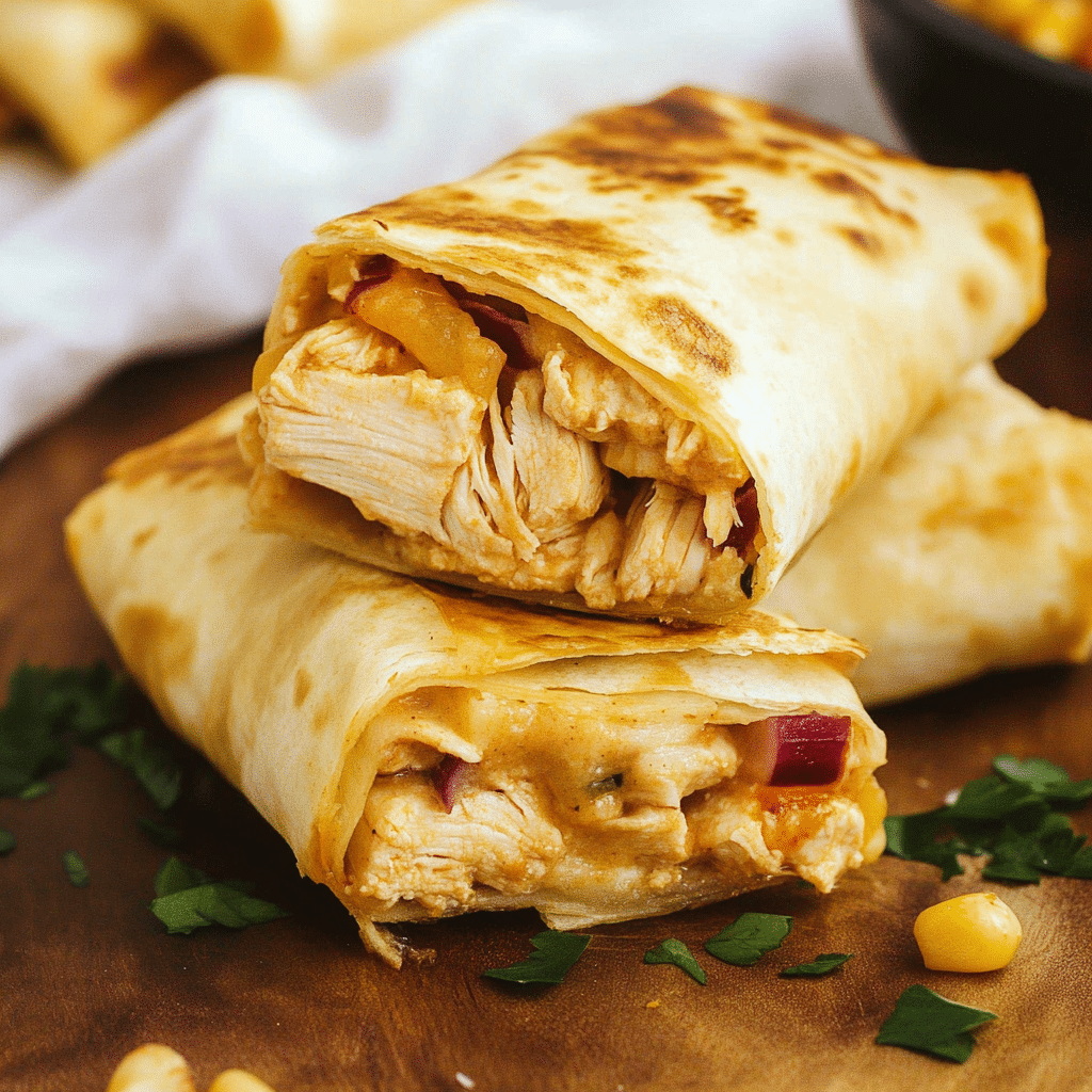 Easy Chicken Wraps