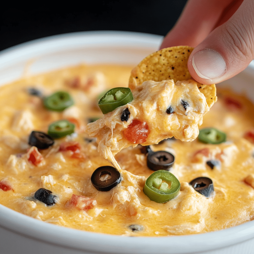 Crock Pot Chicken Nacho Dip