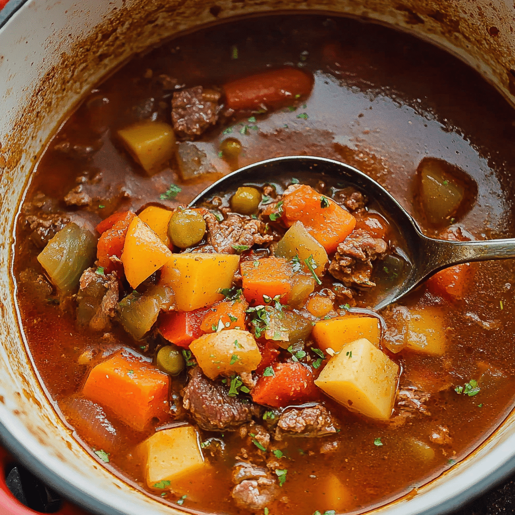 The BEST Vegetable Beef Soup
