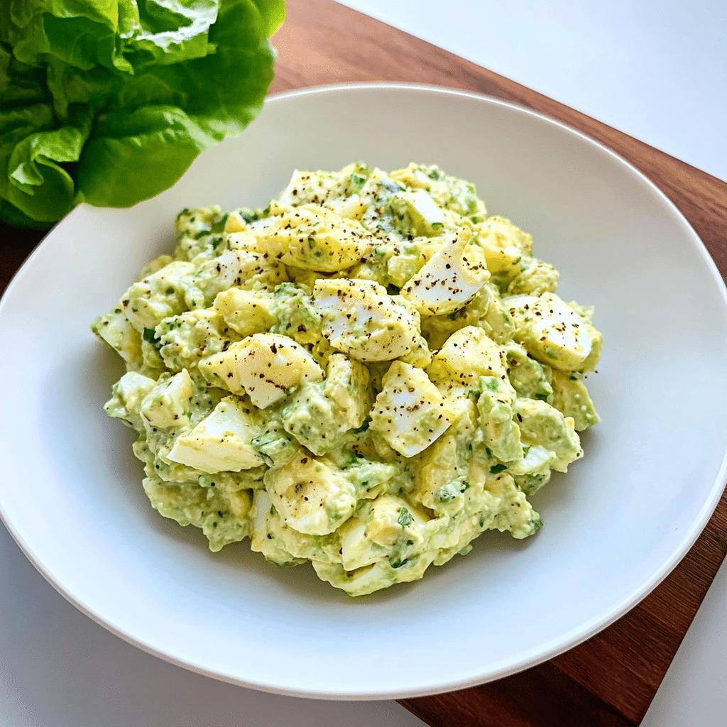 Keto Avocado Egg Salad Recipe