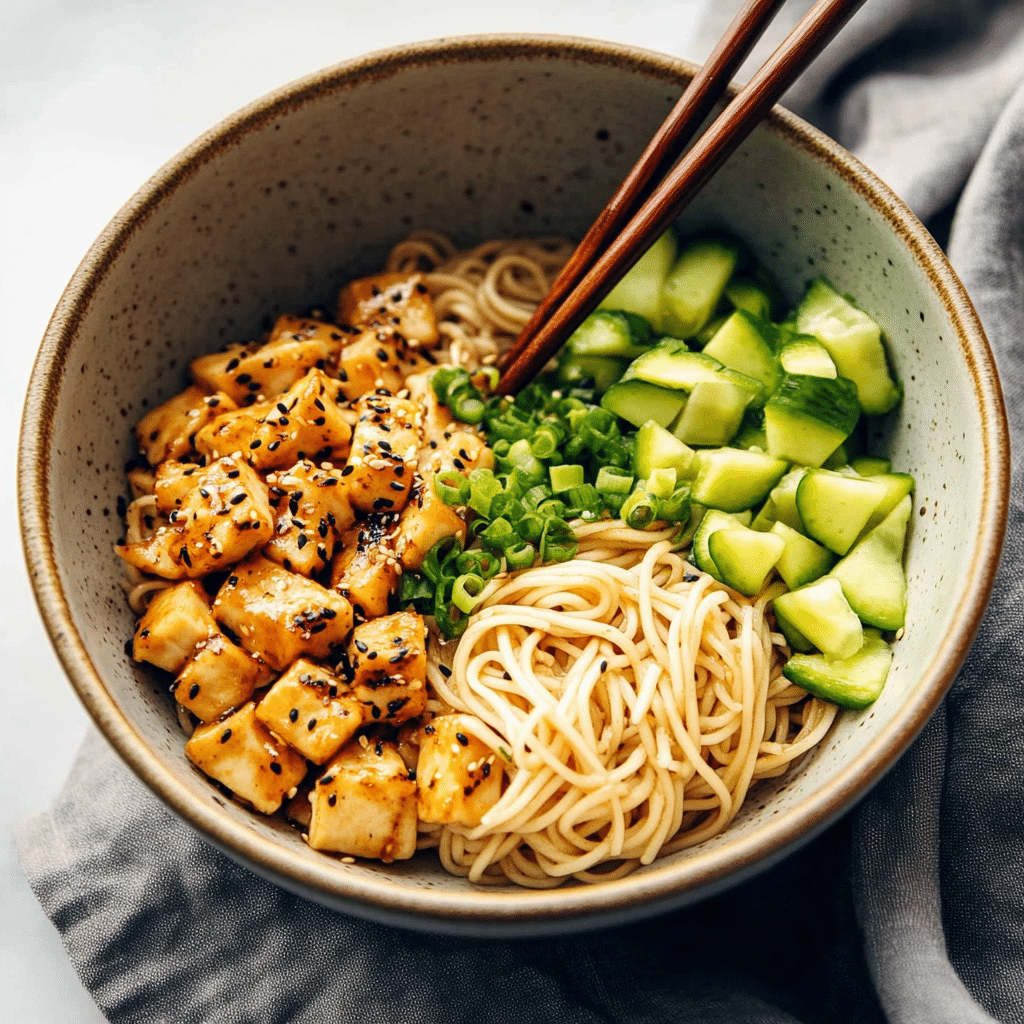 Sesame Noodle Bowls