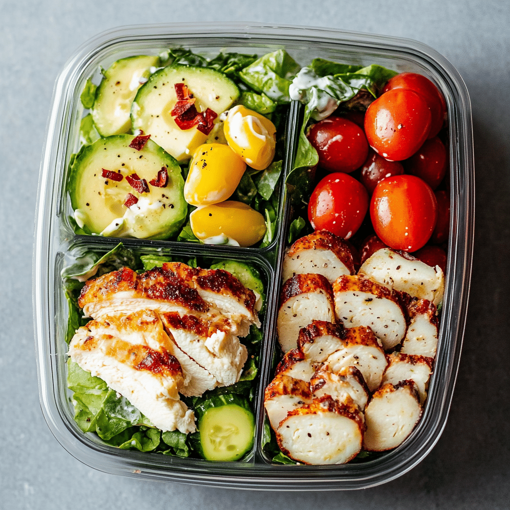 Easy Cobb Salad Meal Prep