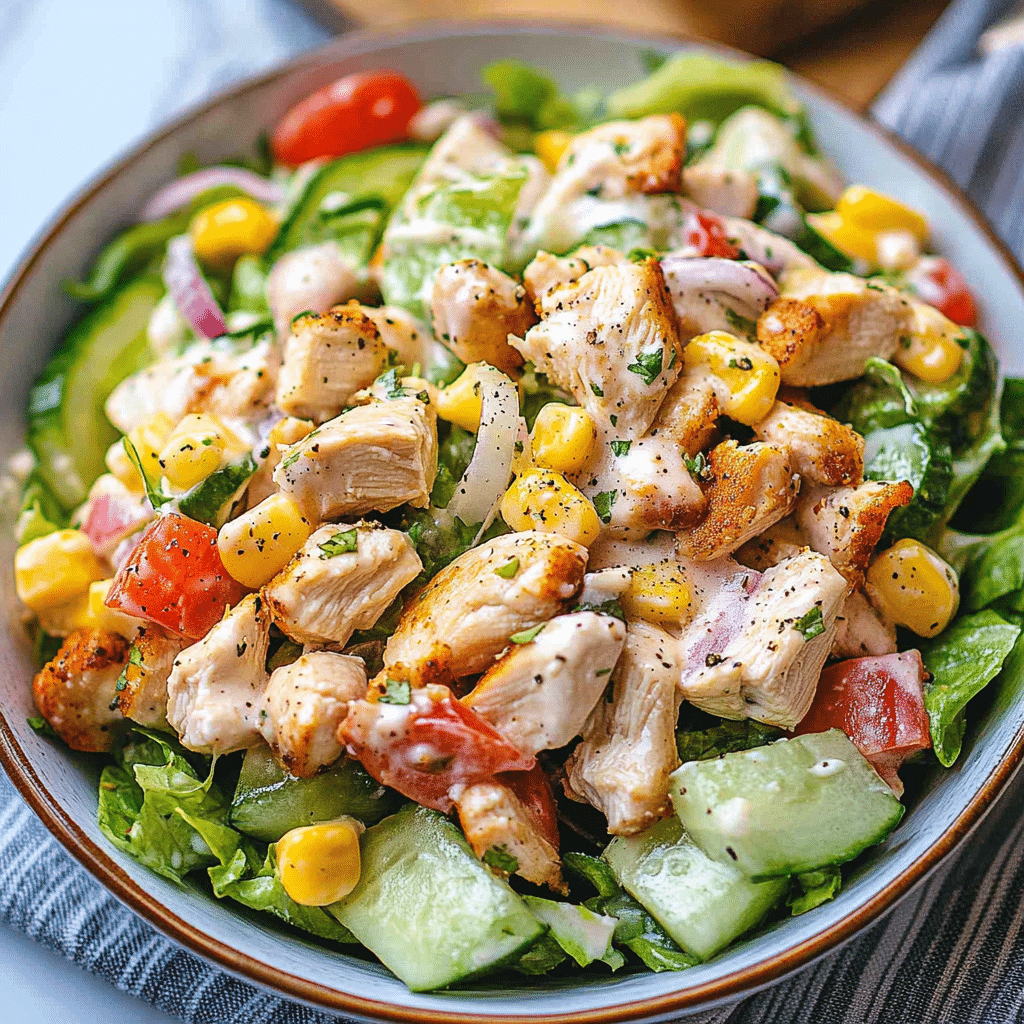 Healthy Ranch Chicken Salad