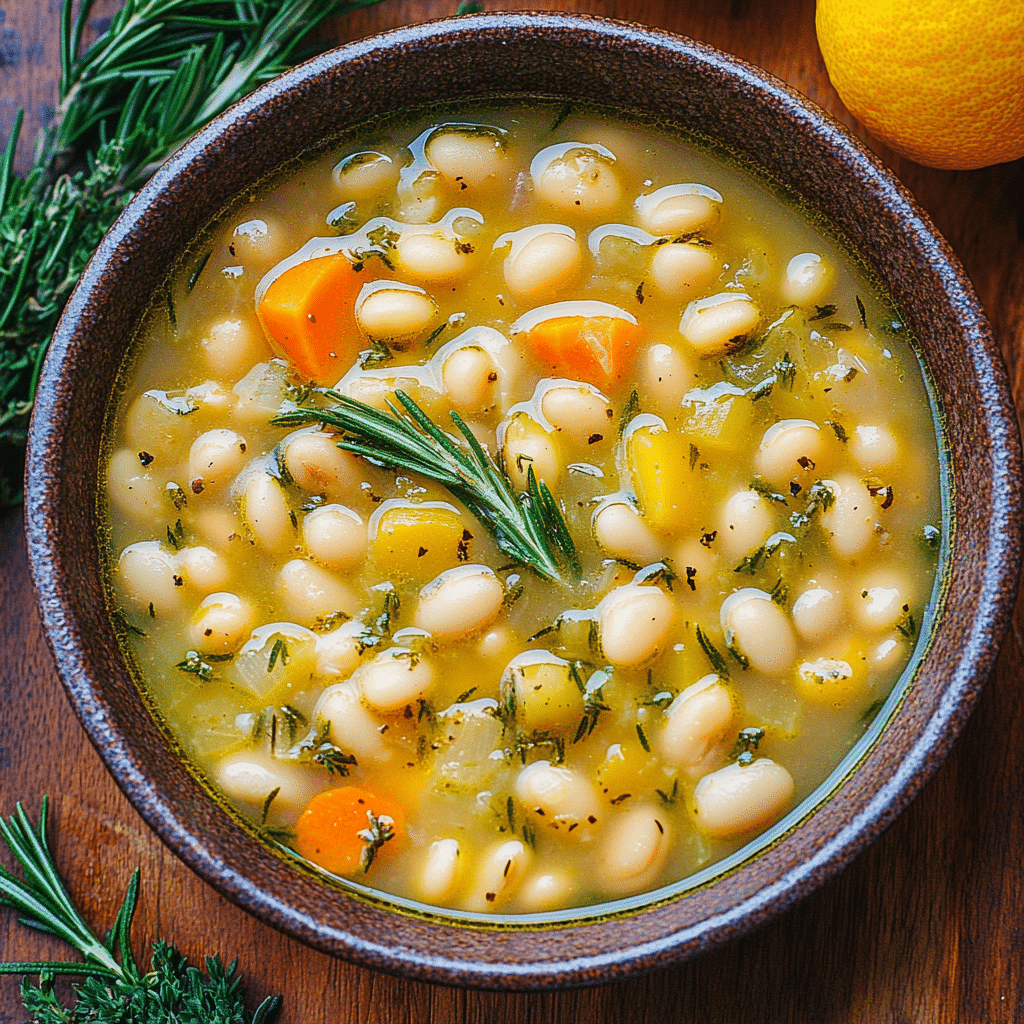 White Bean and Rosemary Soup