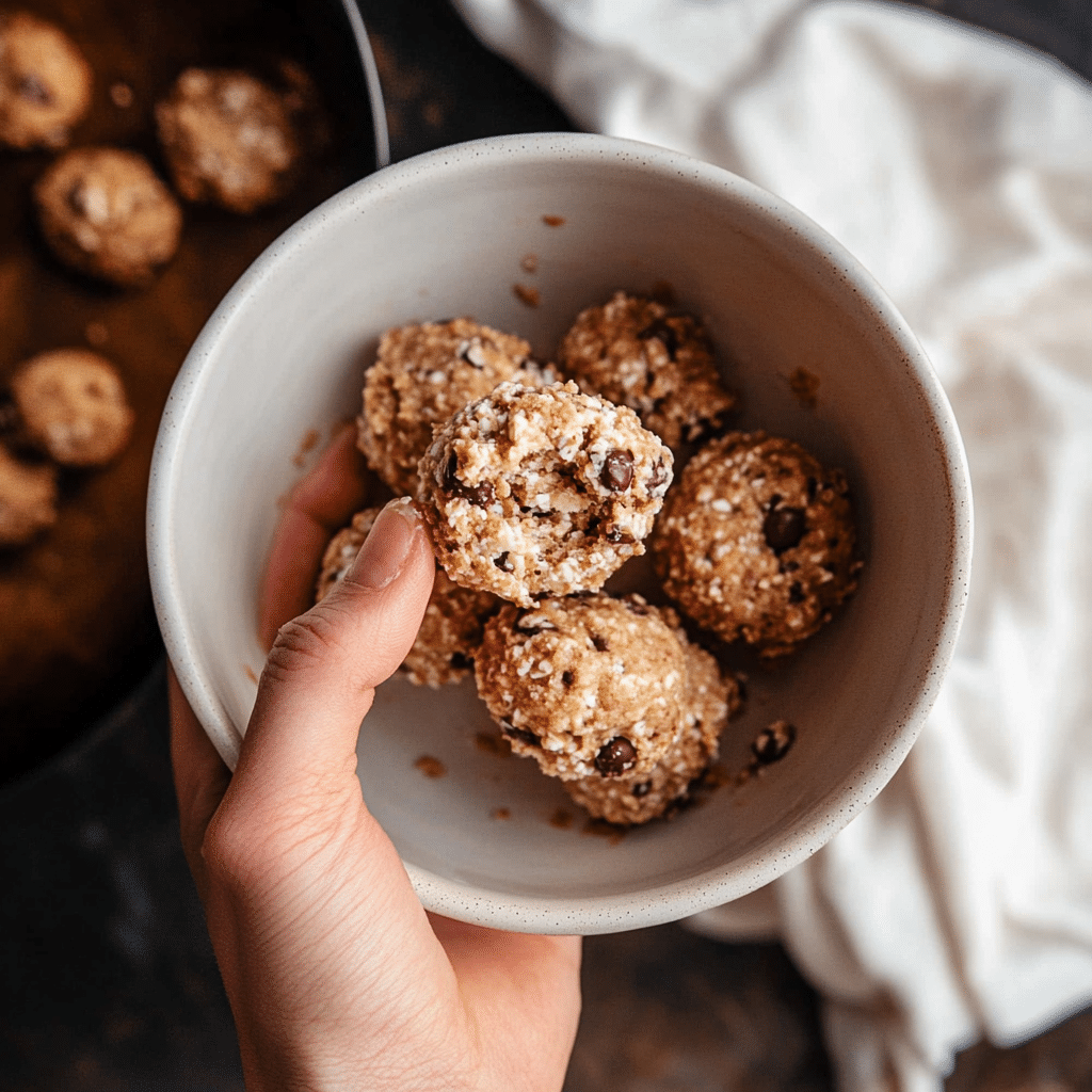 Chocolate Chip Cottage Cheese Cookie Dough Bites