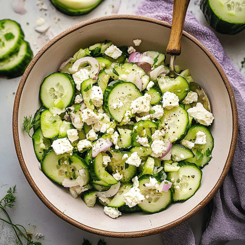 Cucumber Feta Salad