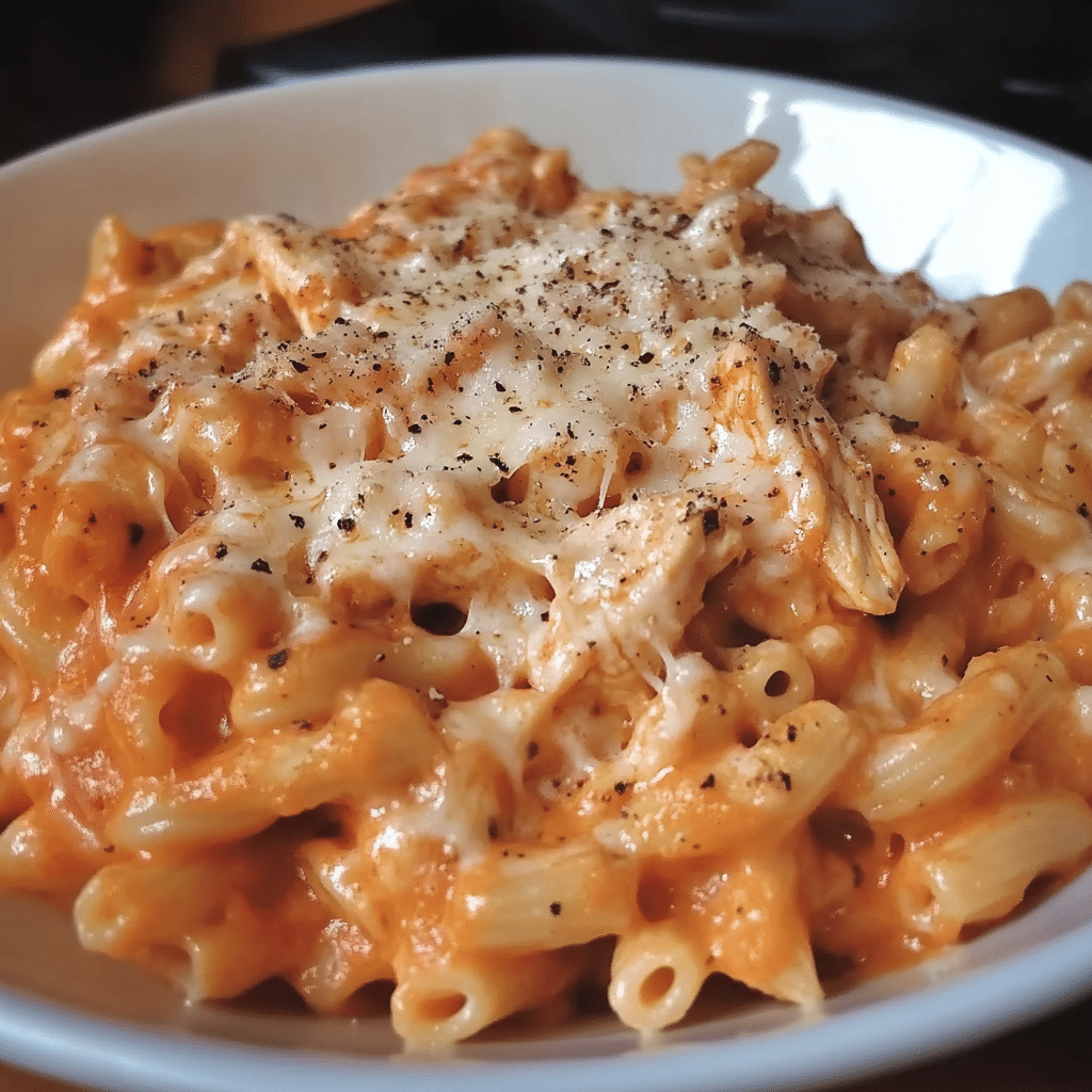 One-Pot Chicken Parmesan Mac & Cheese