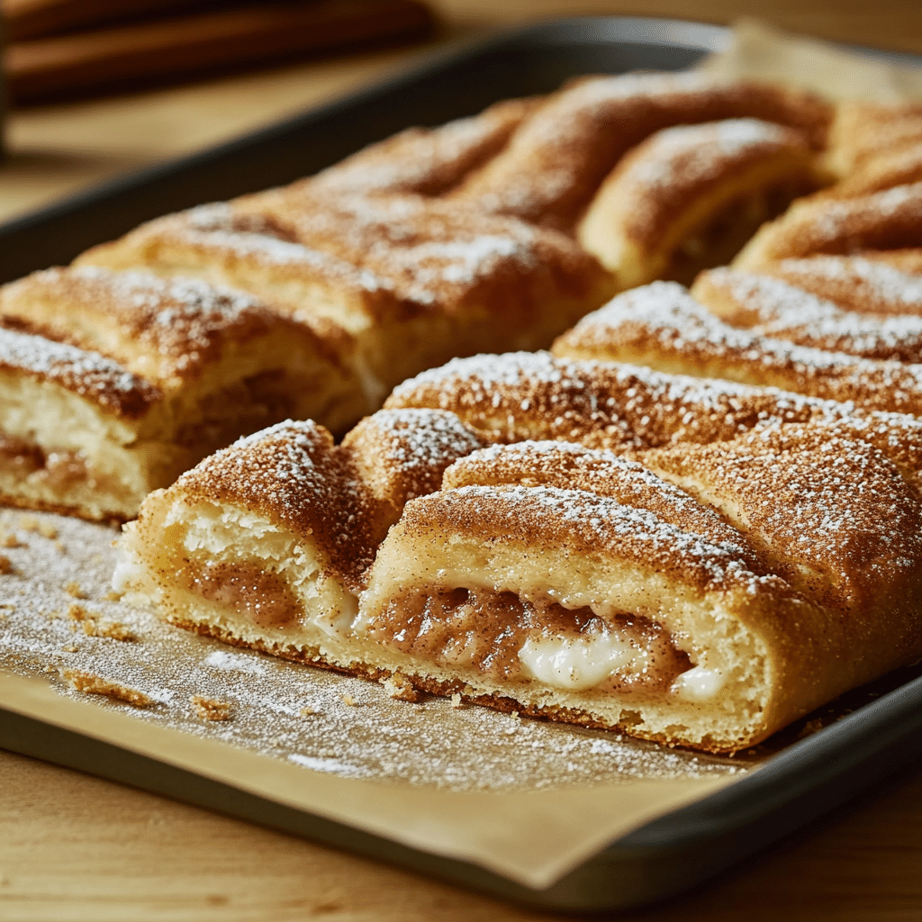 Cinnamon-Sugar Dessert Pizza