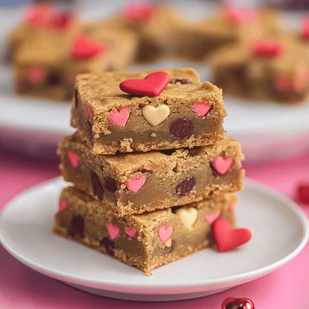 Valentine’s Day Cookie Bars