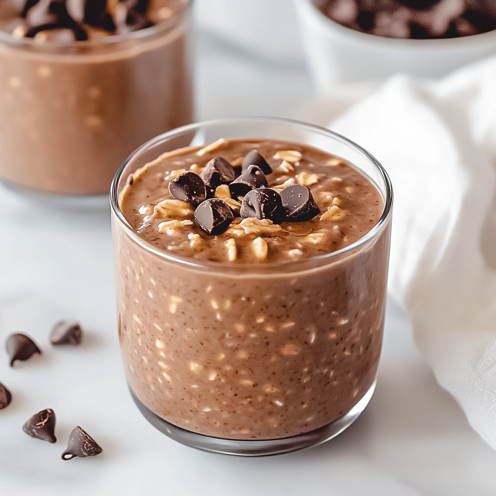 Peanut Butter Chocolate Overnight Oats