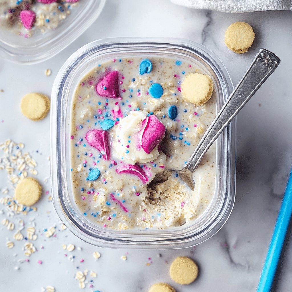 Sugar Cookie Protein Overnight Oats