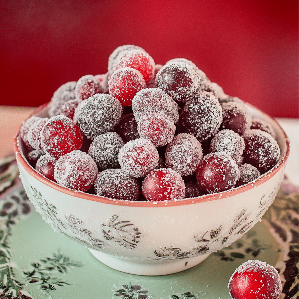 Sugared Cranberries Recipe