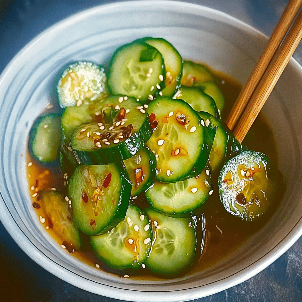 Easy Asian Cucumber Salad