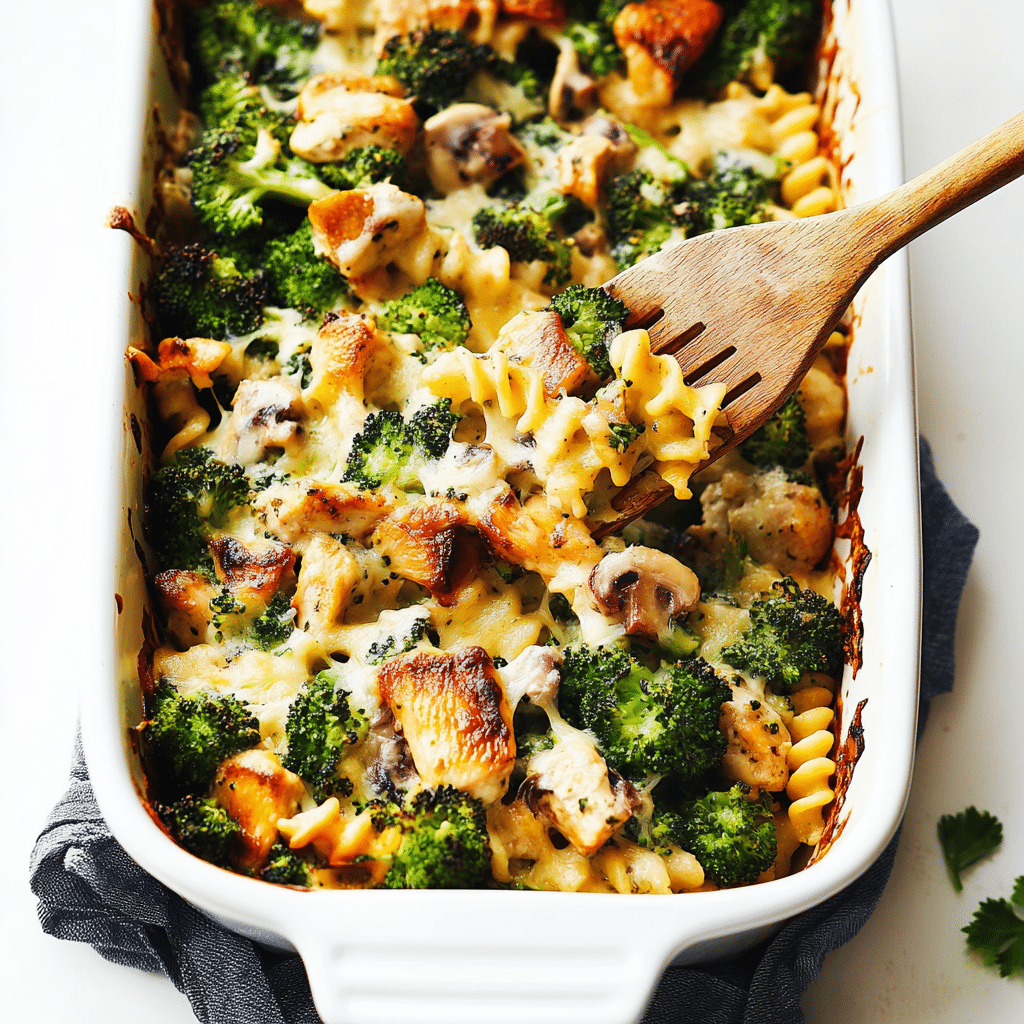 Healthier Broccoli Chicken Casserole