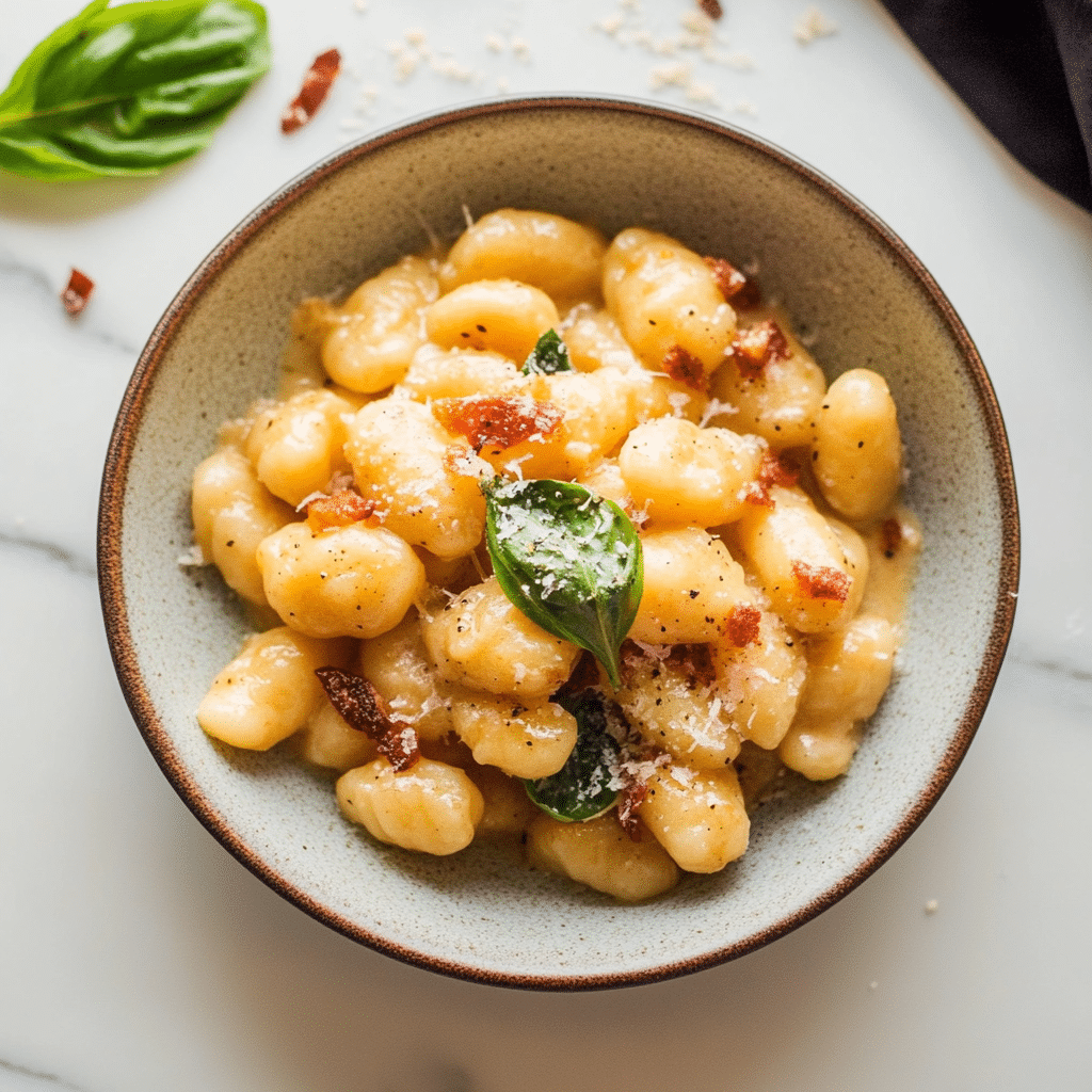 Creamy Tuscan Gnocchi