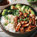 Sticky Chicken Rice Bowls Recipe