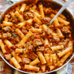 Beef Pasta in Tomato Sauce 5 Beef Pasta in Tomato Sauce