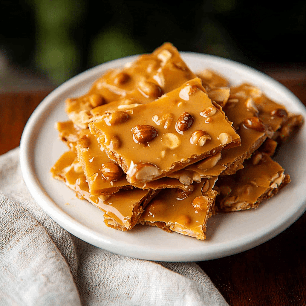 Old Fashioned Peanut Brittle