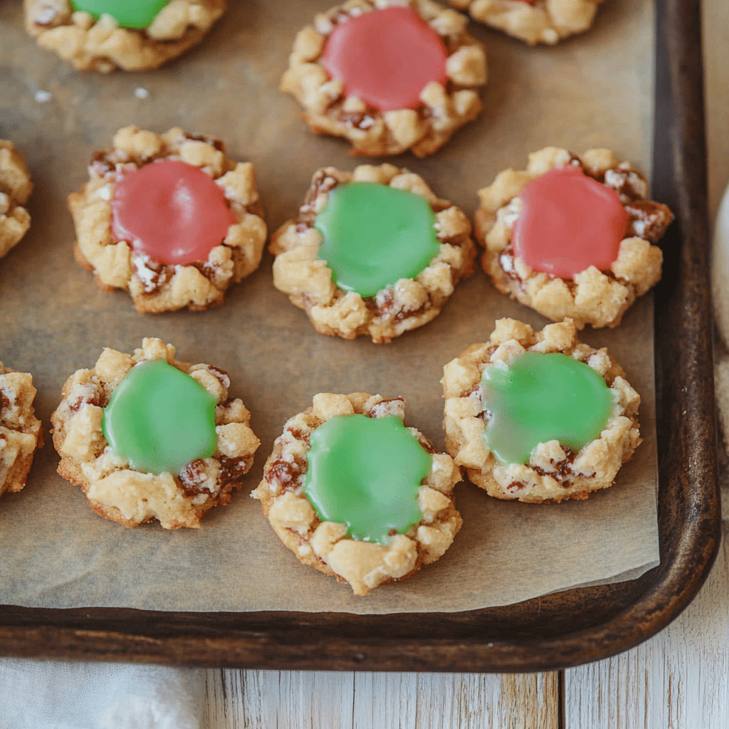Thumbprint Cookies With Icing