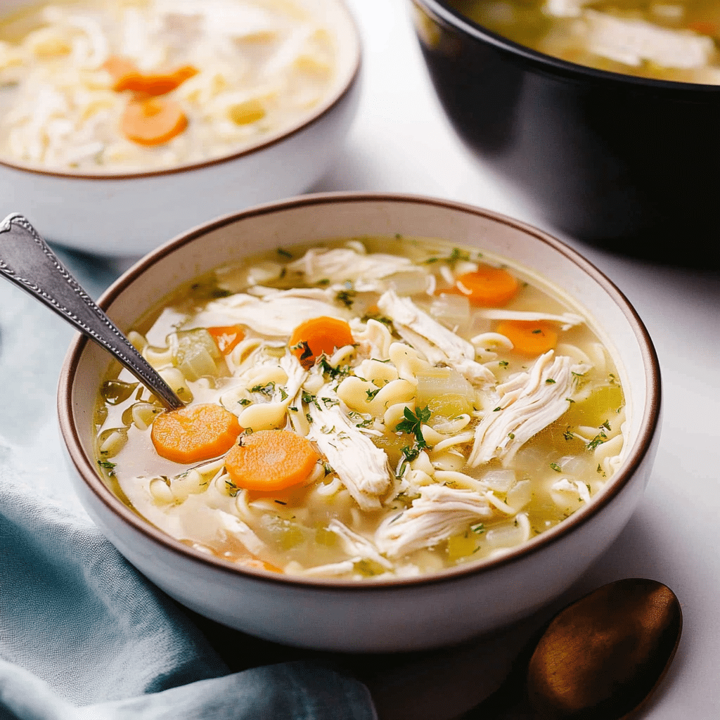 Crockpot Chicken Noodle Soup