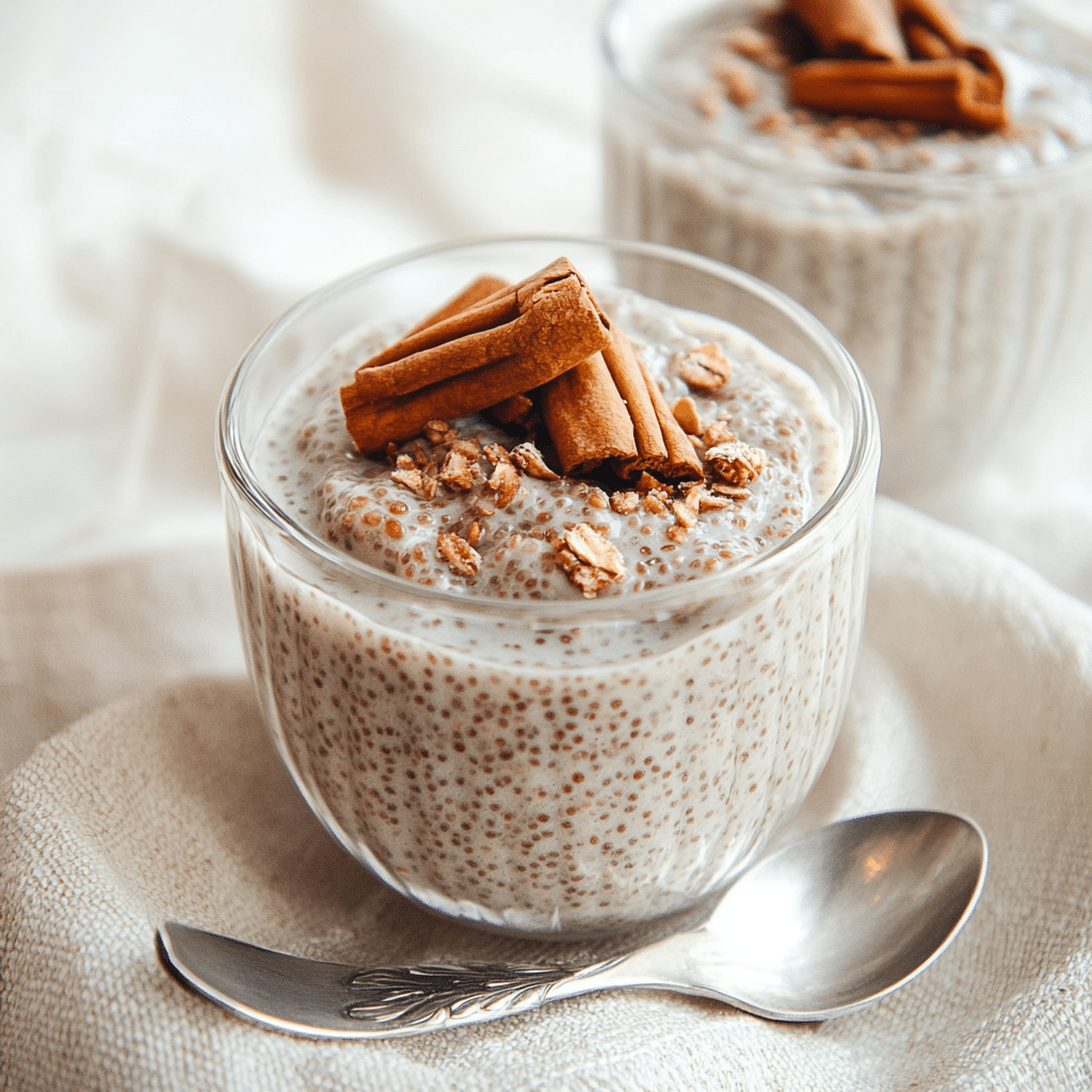Vegan Nog Chia Pudding