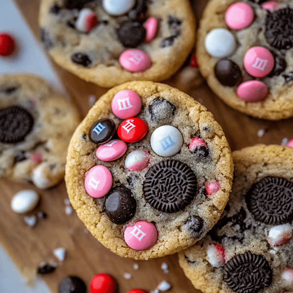 THE BEST VALENTINE’S DAY OREO M&M’S COOKIES