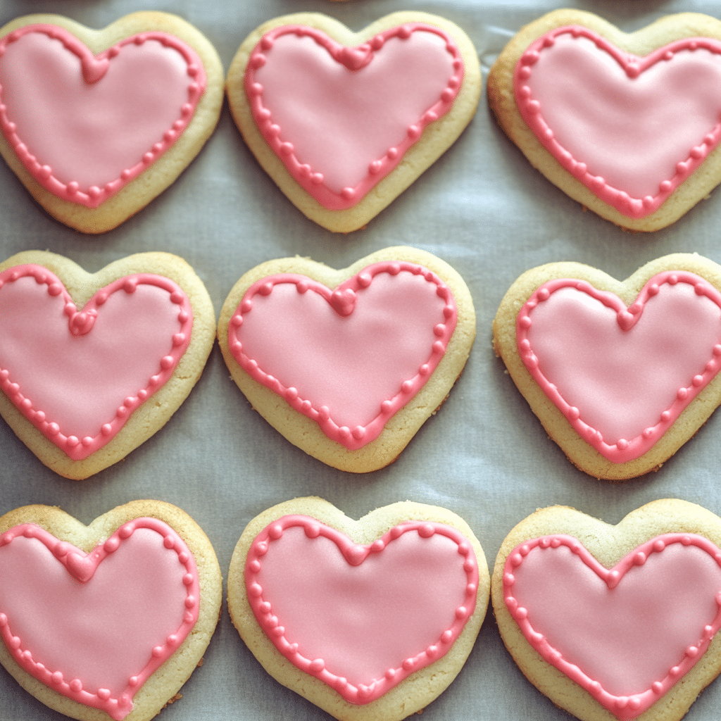 The Best Valentine Sugar Cookies