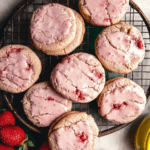Double Strawberry Sugar Cookies