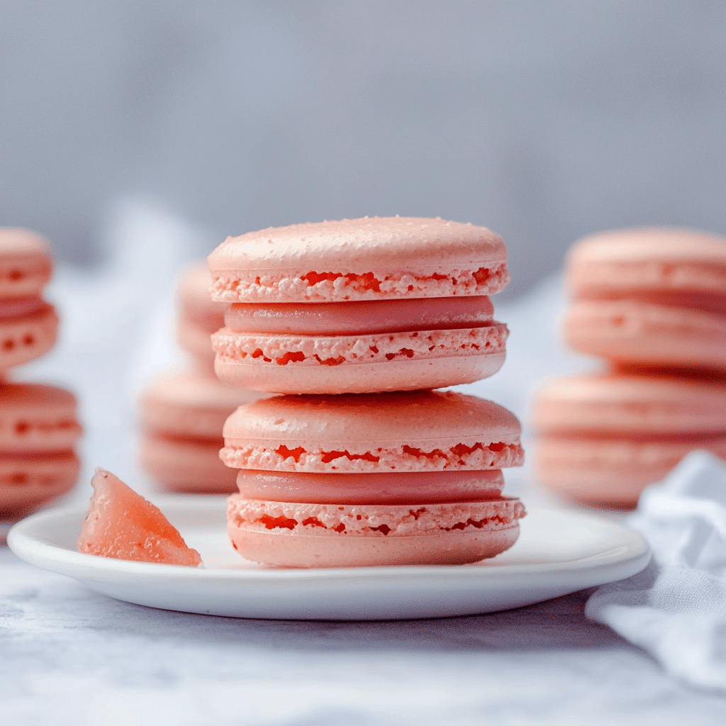 Strawberry Macarons Recipe