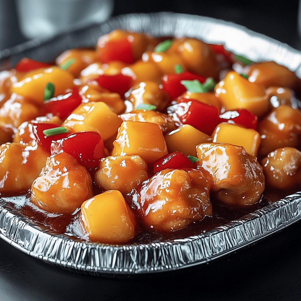 Baked Sweet and Sour Chicken