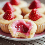 Elegant Strawberry Sugar Cookie Cups