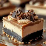 No-Bake Buckeye Cheesecake Bars