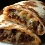 Grilled Cheeseburger Wraps