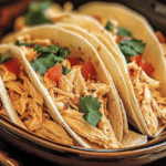 Slow Cooker Cool Ranch Chicken Tacos