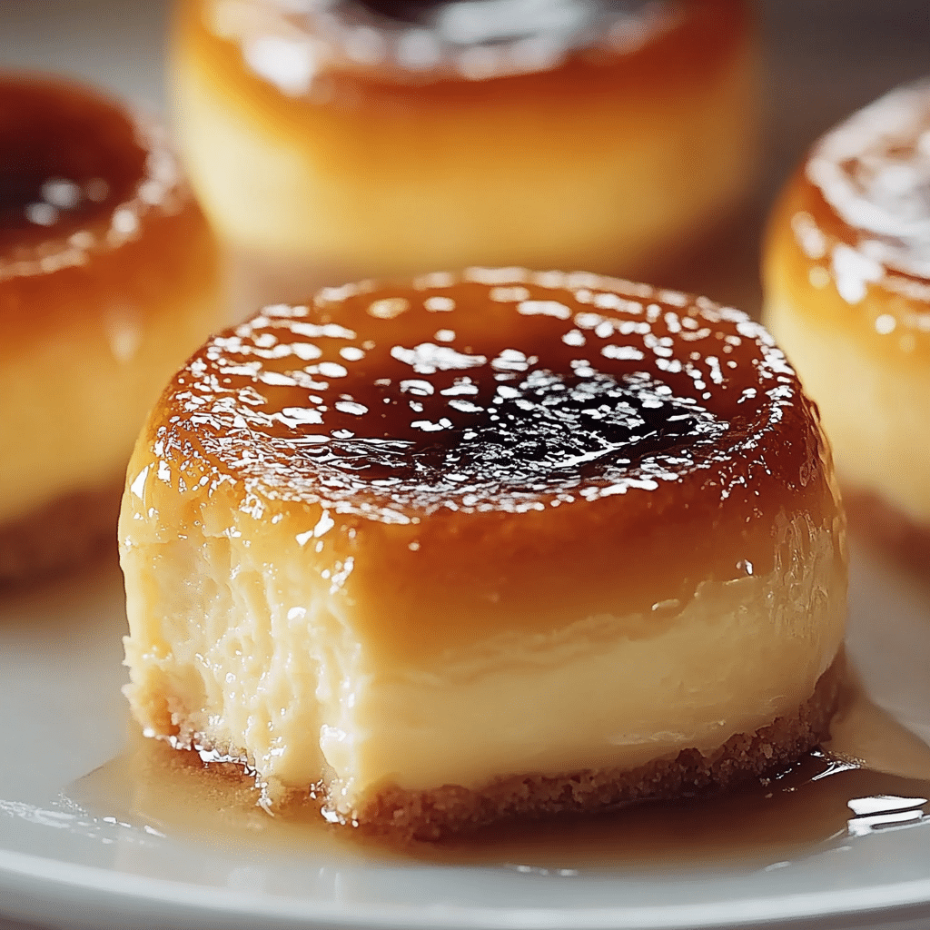 Mini Crème Brûlée Cheesecakes